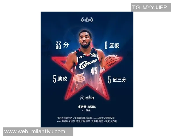 米切尔半场三分火力全开5投5中轻松拿下15分助球队争胜